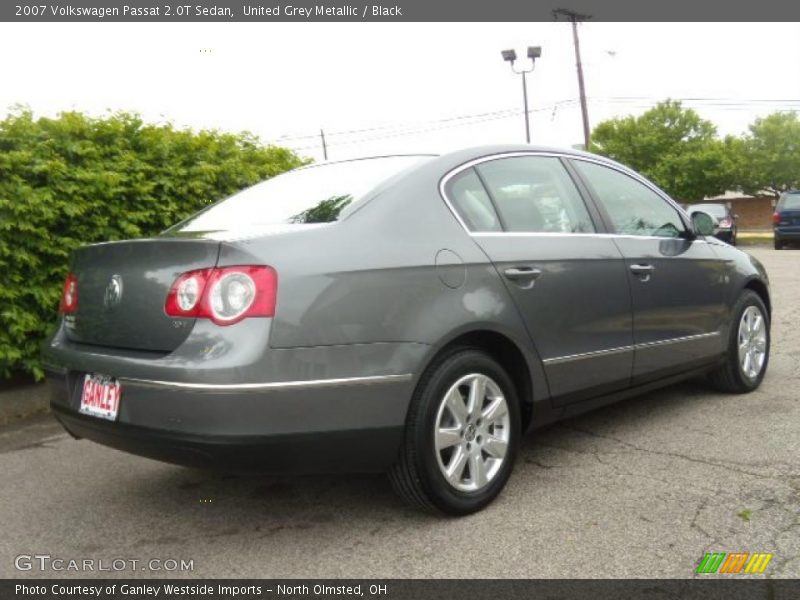 United Grey Metallic / Black 2007 Volkswagen Passat 2.0T Sedan