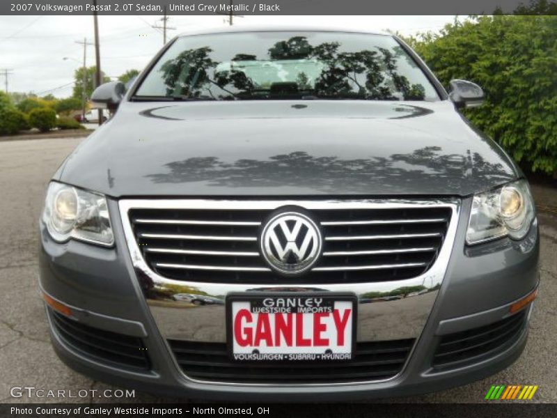 United Grey Metallic / Black 2007 Volkswagen Passat 2.0T Sedan
