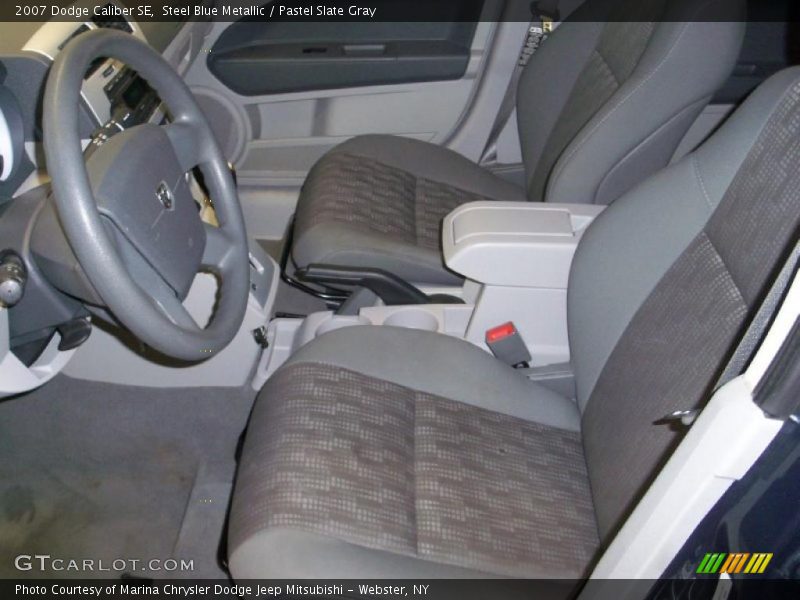 Steel Blue Metallic / Pastel Slate Gray 2007 Dodge Caliber SE