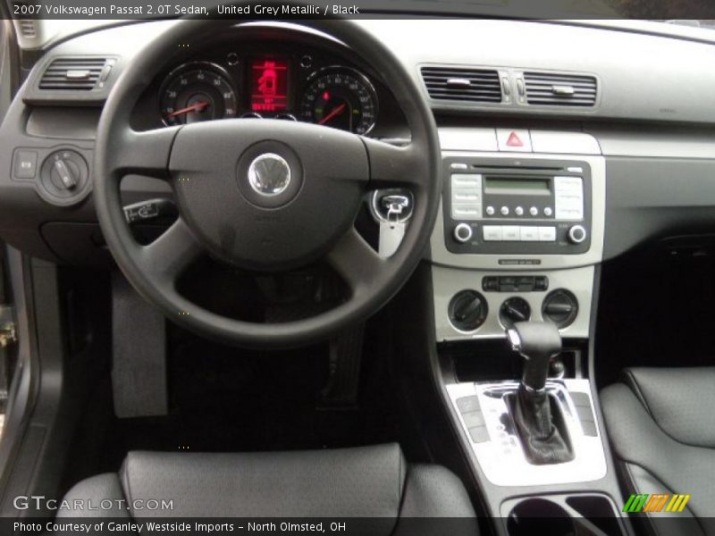 United Grey Metallic / Black 2007 Volkswagen Passat 2.0T Sedan