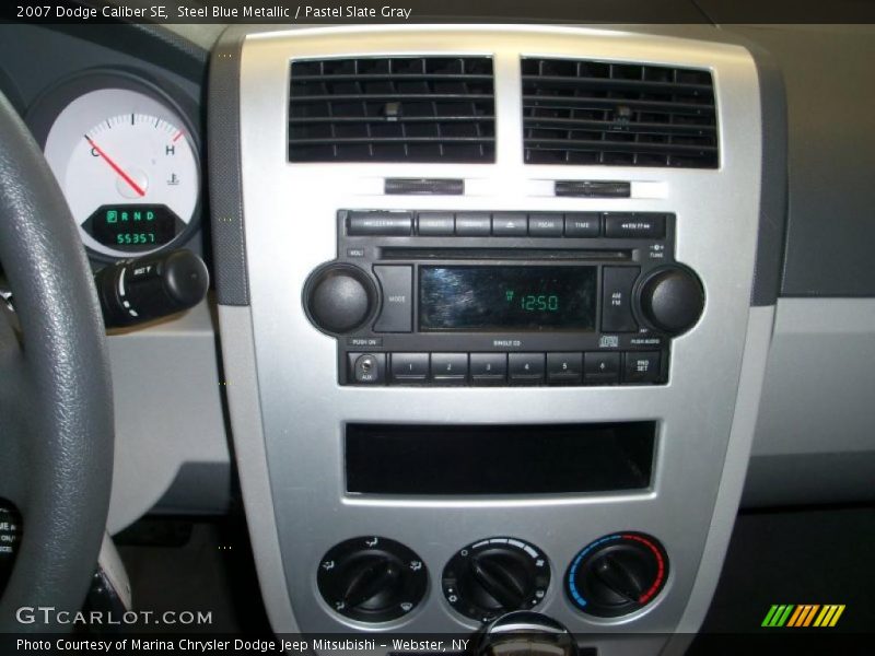 Steel Blue Metallic / Pastel Slate Gray 2007 Dodge Caliber SE