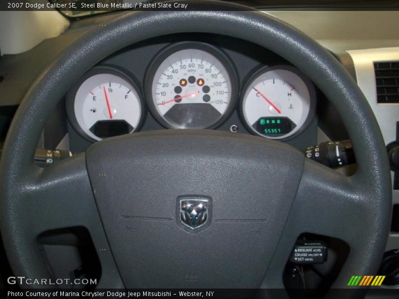 Steel Blue Metallic / Pastel Slate Gray 2007 Dodge Caliber SE
