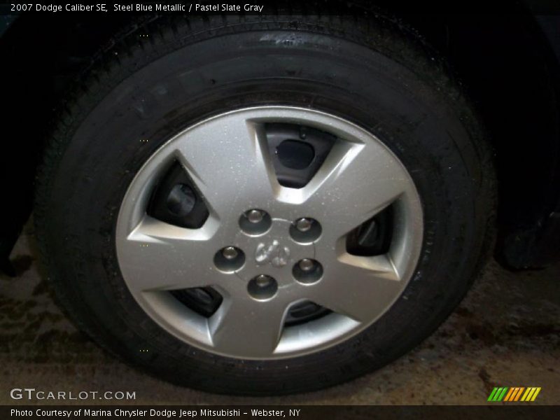 Steel Blue Metallic / Pastel Slate Gray 2007 Dodge Caliber SE