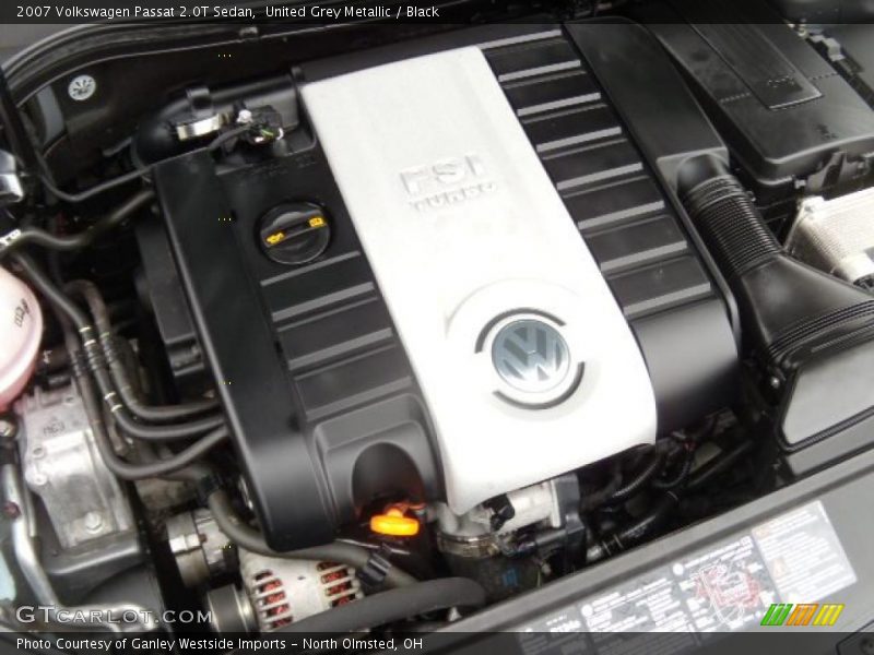 United Grey Metallic / Black 2007 Volkswagen Passat 2.0T Sedan