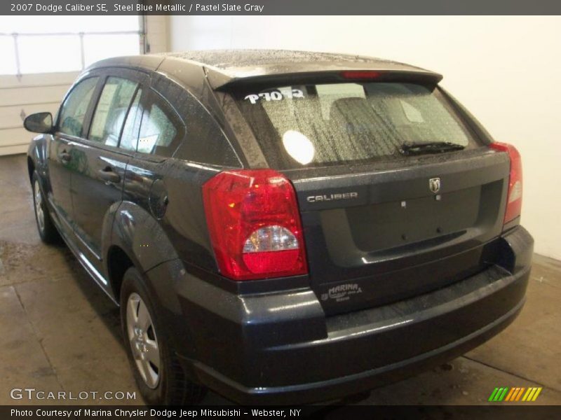 Steel Blue Metallic / Pastel Slate Gray 2007 Dodge Caliber SE