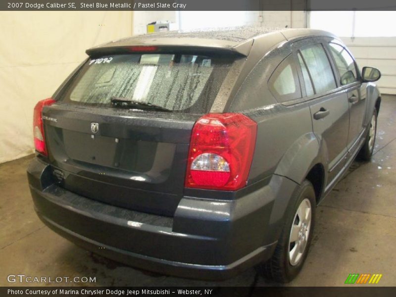 Steel Blue Metallic / Pastel Slate Gray 2007 Dodge Caliber SE
