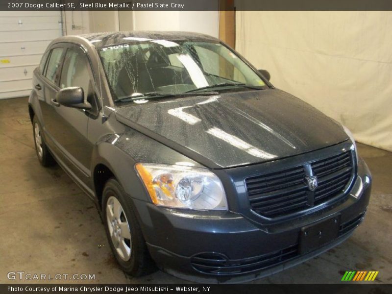 Steel Blue Metallic / Pastel Slate Gray 2007 Dodge Caliber SE