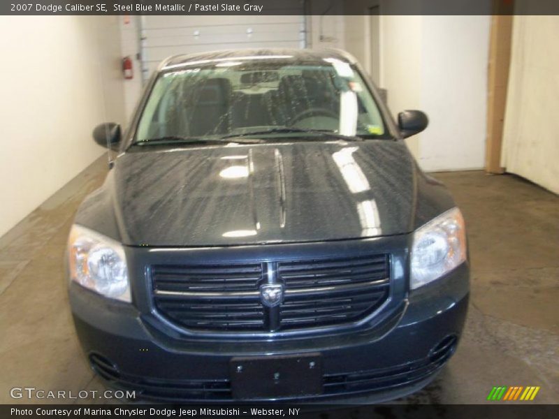 Steel Blue Metallic / Pastel Slate Gray 2007 Dodge Caliber SE