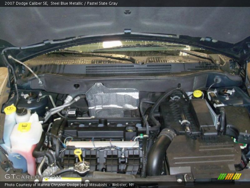 Steel Blue Metallic / Pastel Slate Gray 2007 Dodge Caliber SE