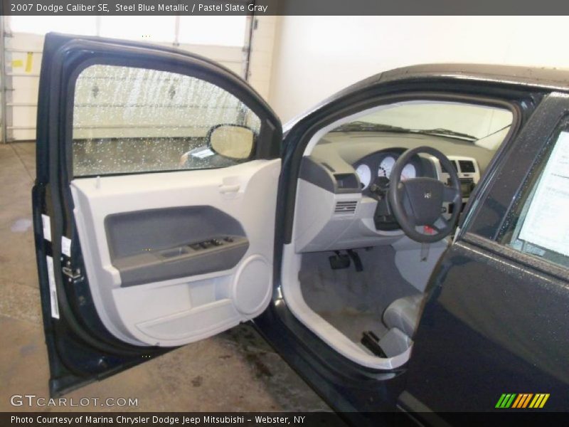 Steel Blue Metallic / Pastel Slate Gray 2007 Dodge Caliber SE