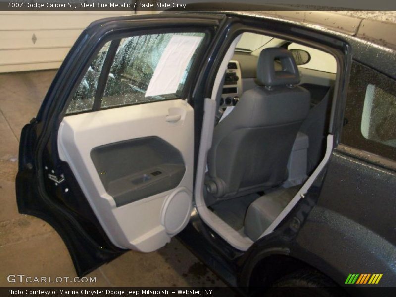 Steel Blue Metallic / Pastel Slate Gray 2007 Dodge Caliber SE