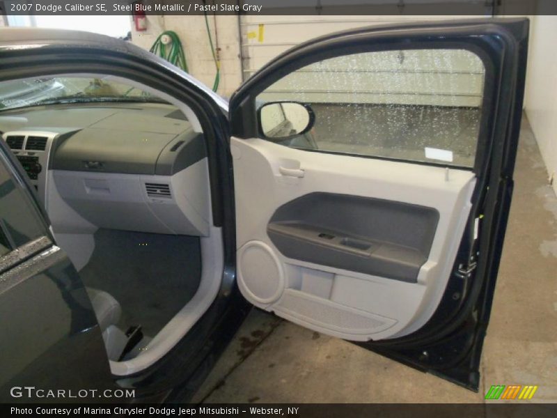 Steel Blue Metallic / Pastel Slate Gray 2007 Dodge Caliber SE