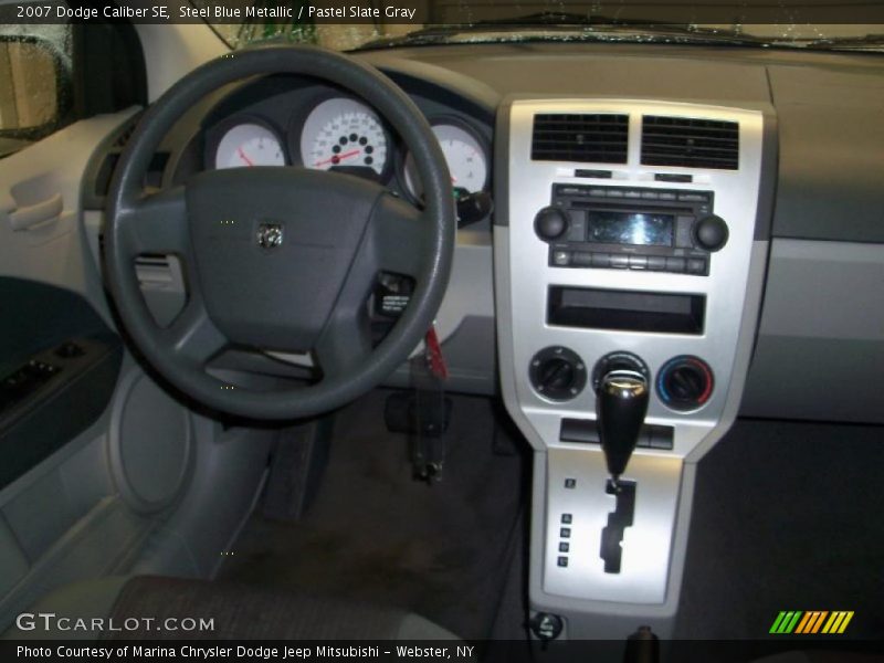 Steel Blue Metallic / Pastel Slate Gray 2007 Dodge Caliber SE