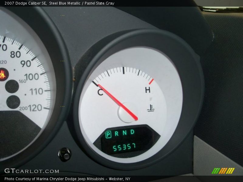 Steel Blue Metallic / Pastel Slate Gray 2007 Dodge Caliber SE