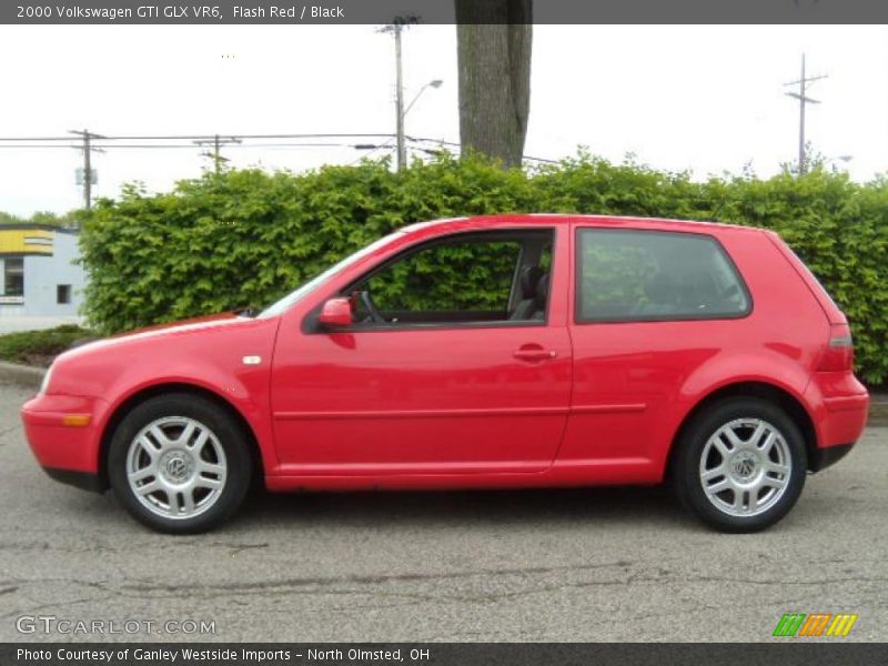 Flash Red / Black 2000 Volkswagen GTI GLX VR6