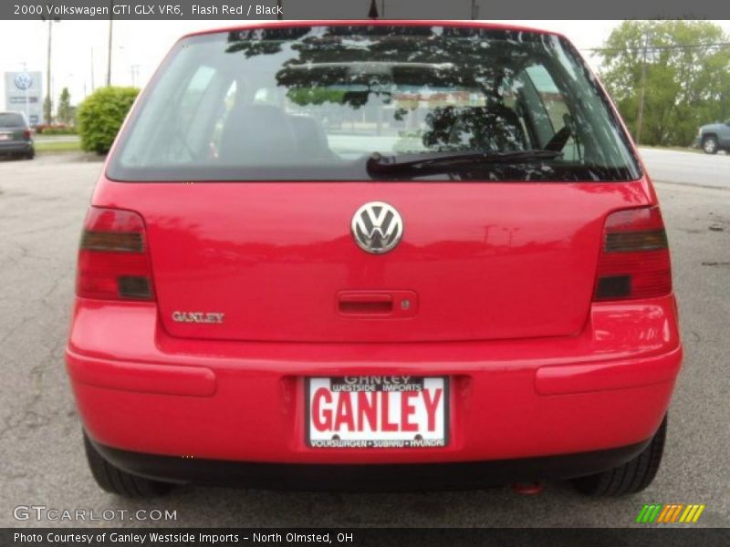 Flash Red / Black 2000 Volkswagen GTI GLX VR6