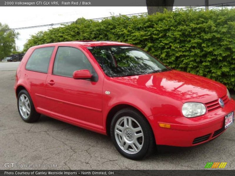 Flash Red / Black 2000 Volkswagen GTI GLX VR6