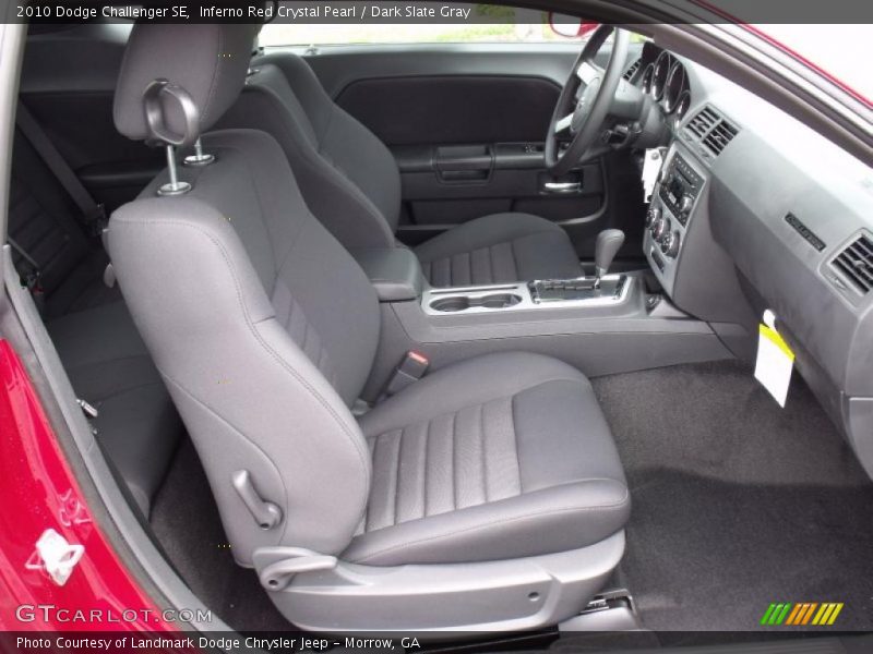 Inferno Red Crystal Pearl / Dark Slate Gray 2010 Dodge Challenger SE