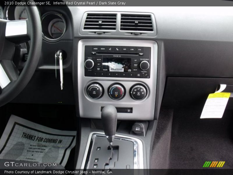 Inferno Red Crystal Pearl / Dark Slate Gray 2010 Dodge Challenger SE