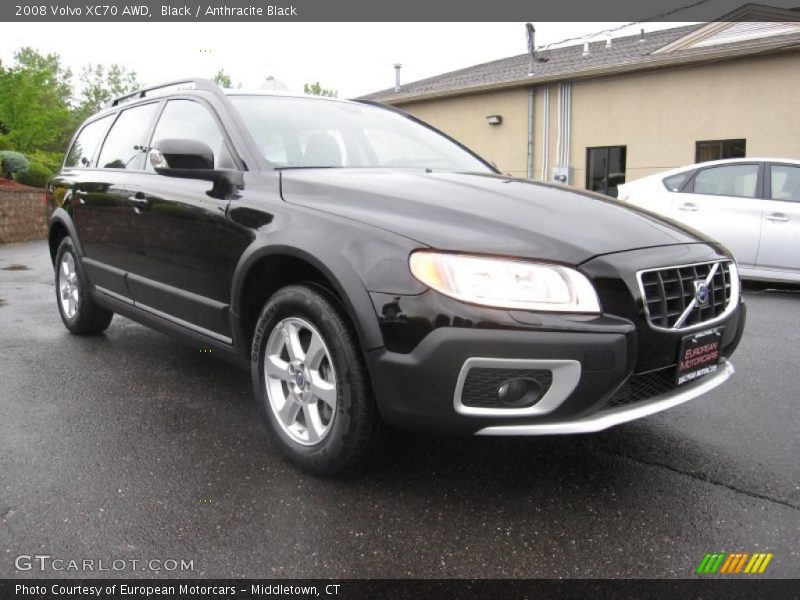 Black / Anthracite Black 2008 Volvo XC70 AWD
