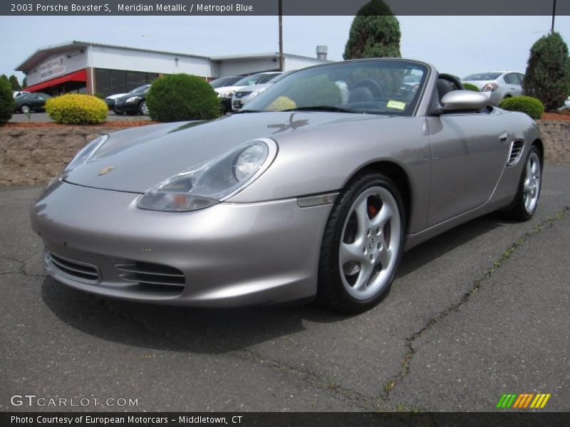 Meridian Metallic / Metropol Blue 2003 Porsche Boxster S