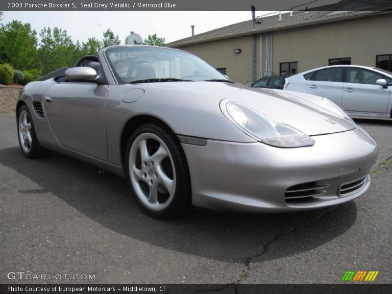 Meridian Metallic / Metropol Blue 2003 Porsche Boxster S