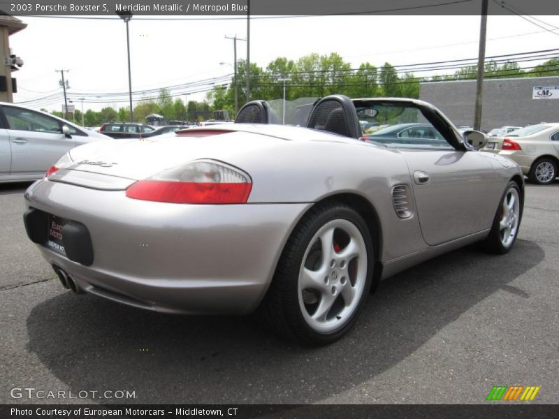 Meridian Metallic / Metropol Blue 2003 Porsche Boxster S