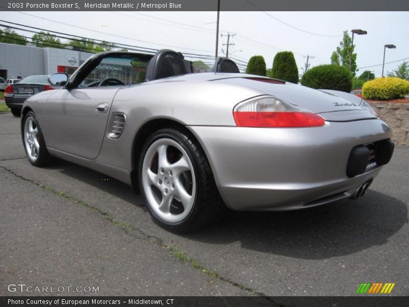 Meridian Metallic / Metropol Blue 2003 Porsche Boxster S