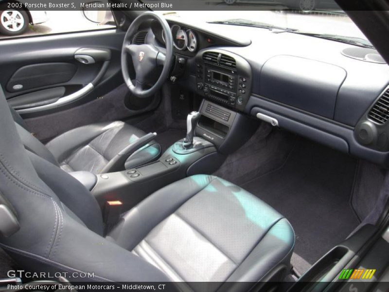 Meridian Metallic / Metropol Blue 2003 Porsche Boxster S