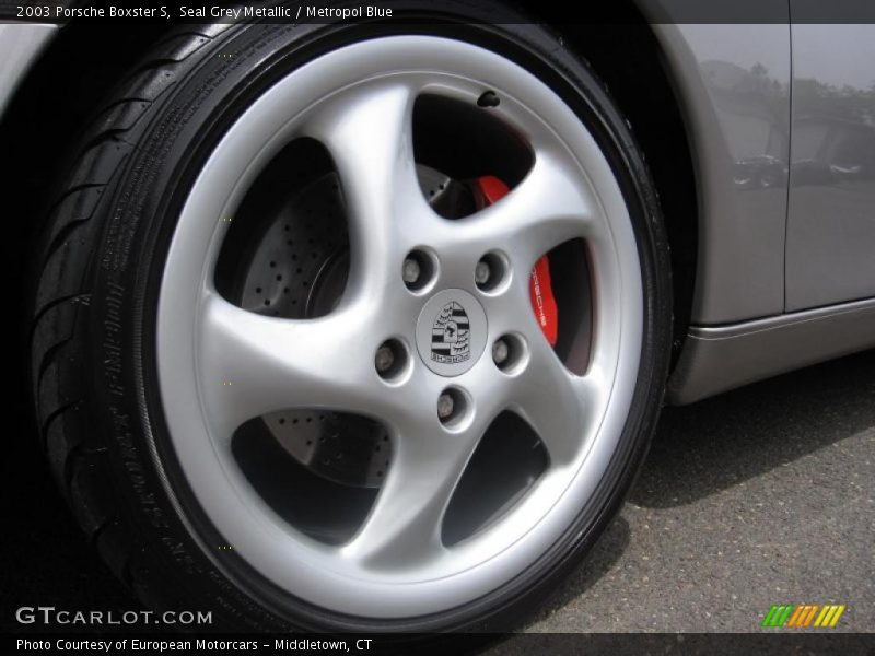 Meridian Metallic / Metropol Blue 2003 Porsche Boxster S