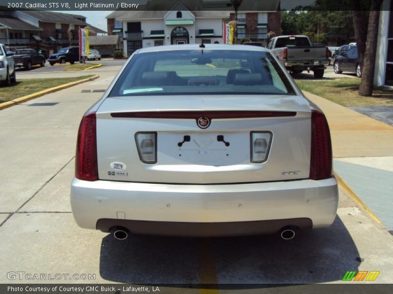 Light Platinum / Ebony 2007 Cadillac STS V8