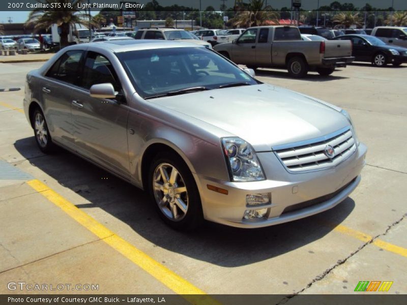 Light Platinum / Ebony 2007 Cadillac STS V8