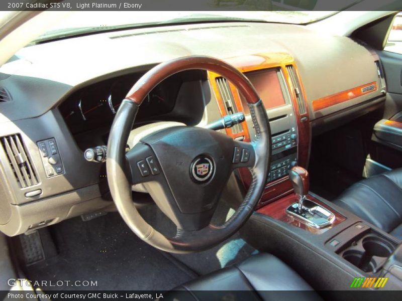 Light Platinum / Ebony 2007 Cadillac STS V8