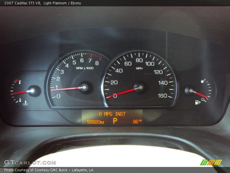 Light Platinum / Ebony 2007 Cadillac STS V8