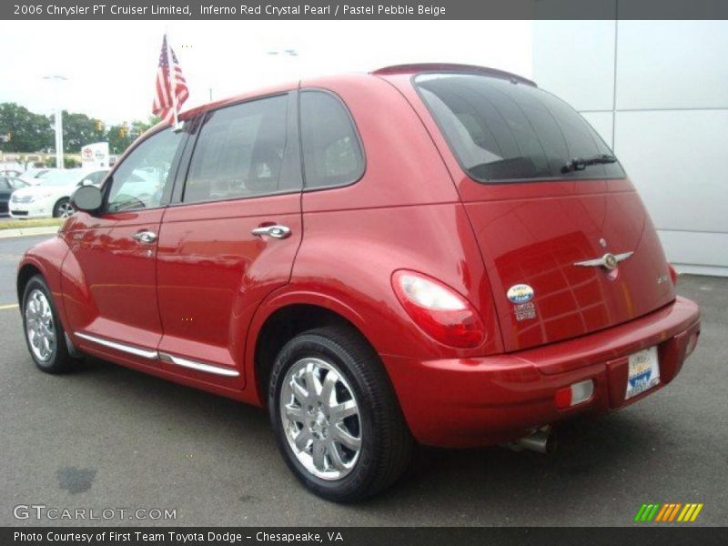 Inferno Red Crystal Pearl / Pastel Pebble Beige 2006 Chrysler PT Cruiser Limited