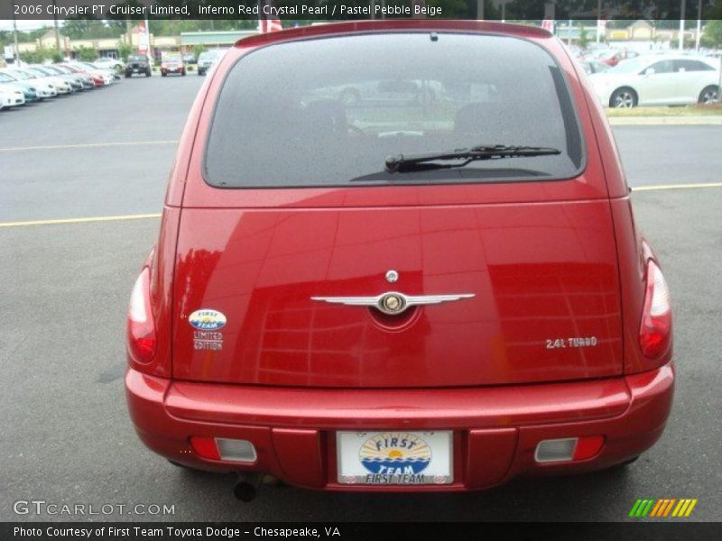 Inferno Red Crystal Pearl / Pastel Pebble Beige 2006 Chrysler PT Cruiser Limited