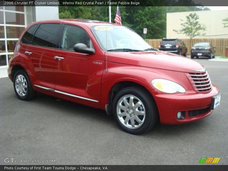 Inferno Red Crystal Pearl / Pastel Pebble Beige 2006 Chrysler PT Cruiser Limited