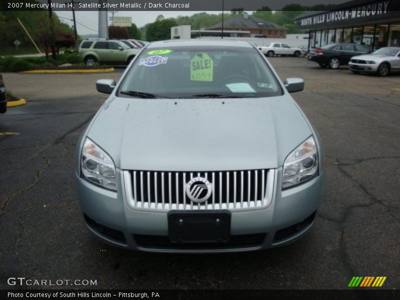 Satellite Silver Metallic / Dark Charcoal 2007 Mercury Milan I4