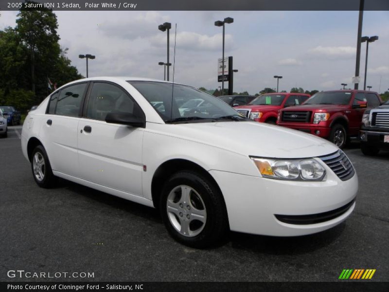 Polar White / Gray 2005 Saturn ION 1 Sedan