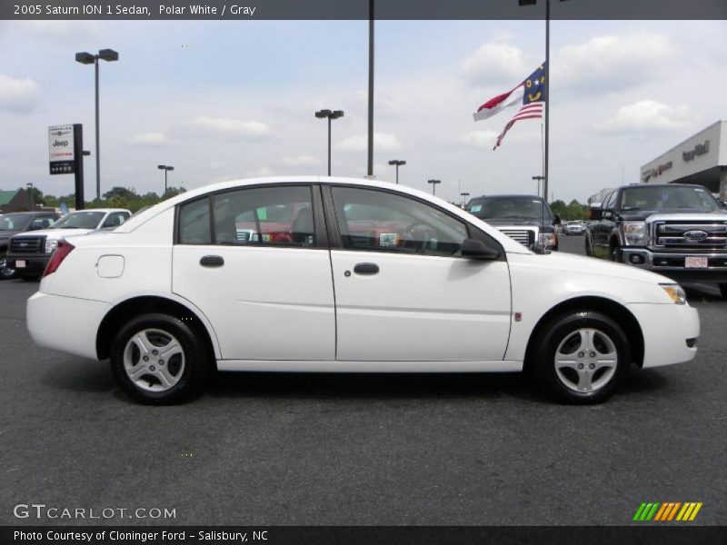 Polar White / Gray 2005 Saturn ION 1 Sedan