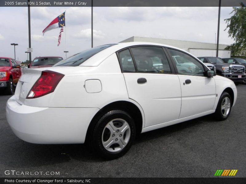 Polar White / Gray 2005 Saturn ION 1 Sedan