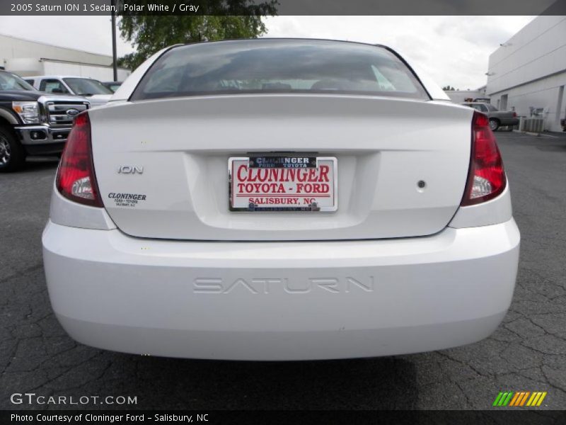 Polar White / Gray 2005 Saturn ION 1 Sedan