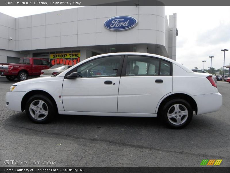 Polar White / Gray 2005 Saturn ION 1 Sedan