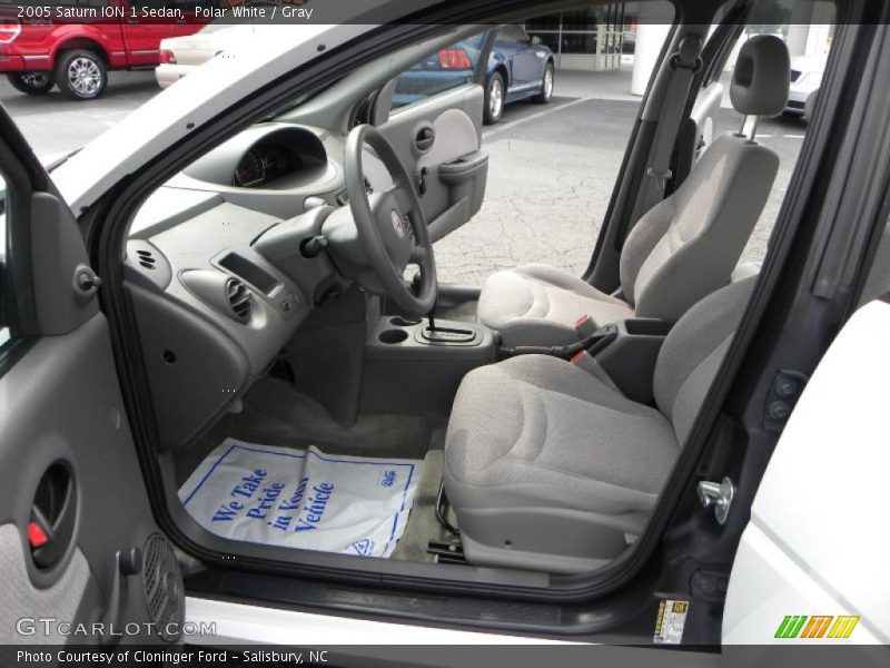 Polar White / Gray 2005 Saturn ION 1 Sedan