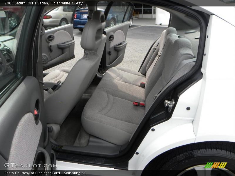 Polar White / Gray 2005 Saturn ION 1 Sedan