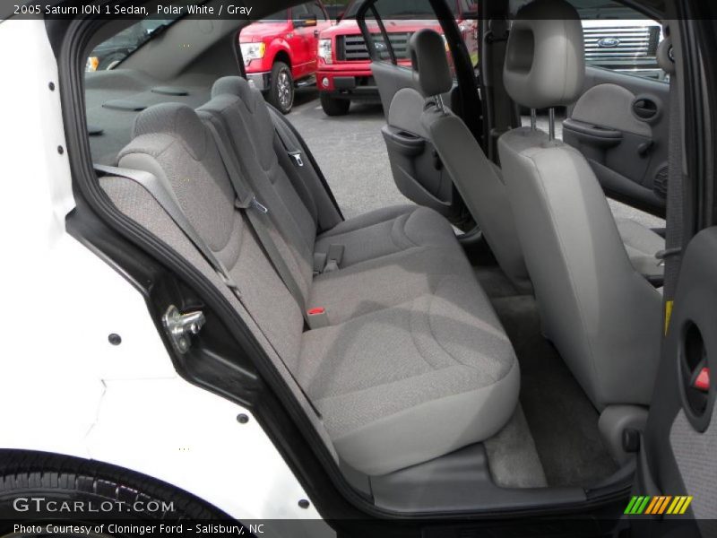 Polar White / Gray 2005 Saturn ION 1 Sedan