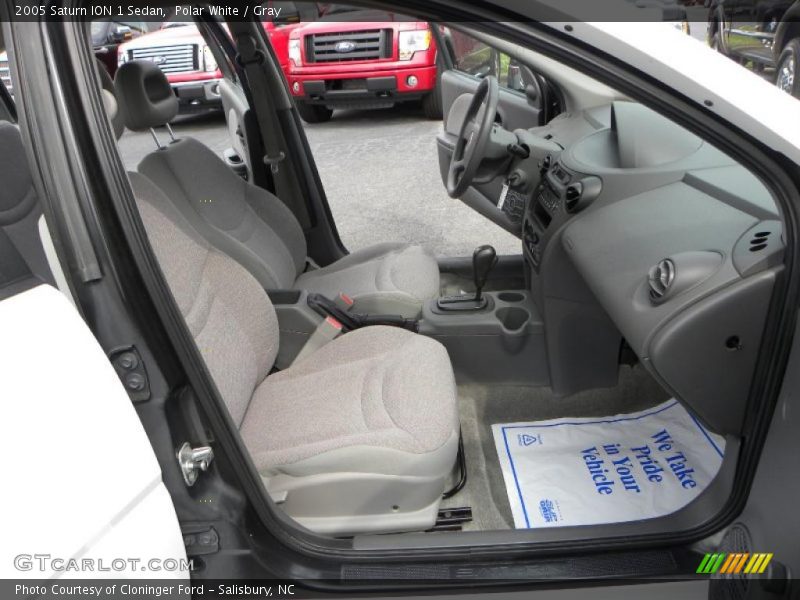 Polar White / Gray 2005 Saturn ION 1 Sedan
