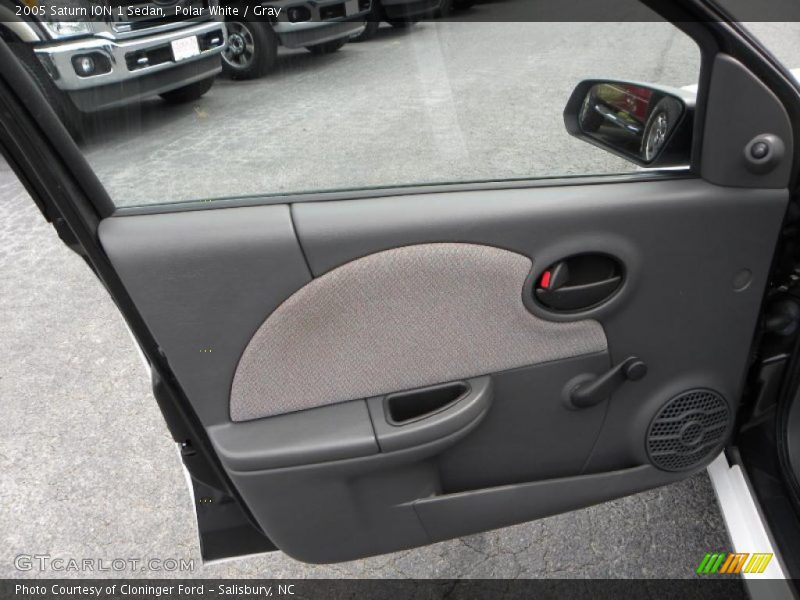 Polar White / Gray 2005 Saturn ION 1 Sedan