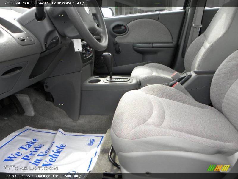 Polar White / Gray 2005 Saturn ION 1 Sedan