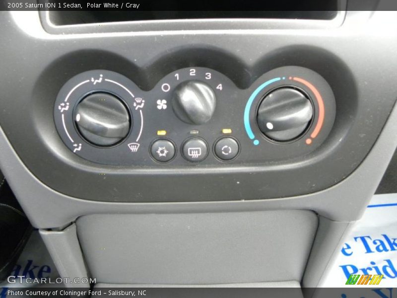 Polar White / Gray 2005 Saturn ION 1 Sedan